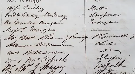 Highlights from our visitor books