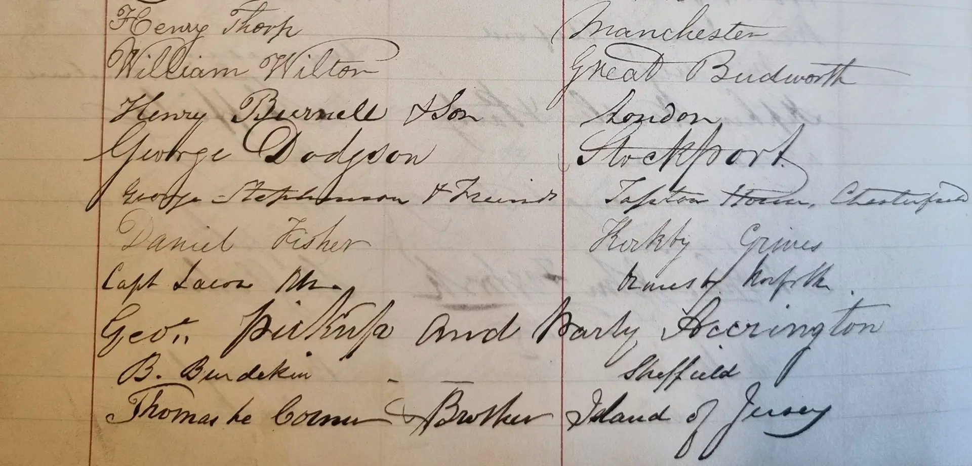 A visit by George Stephenson