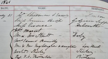 Highlights from our visitor books