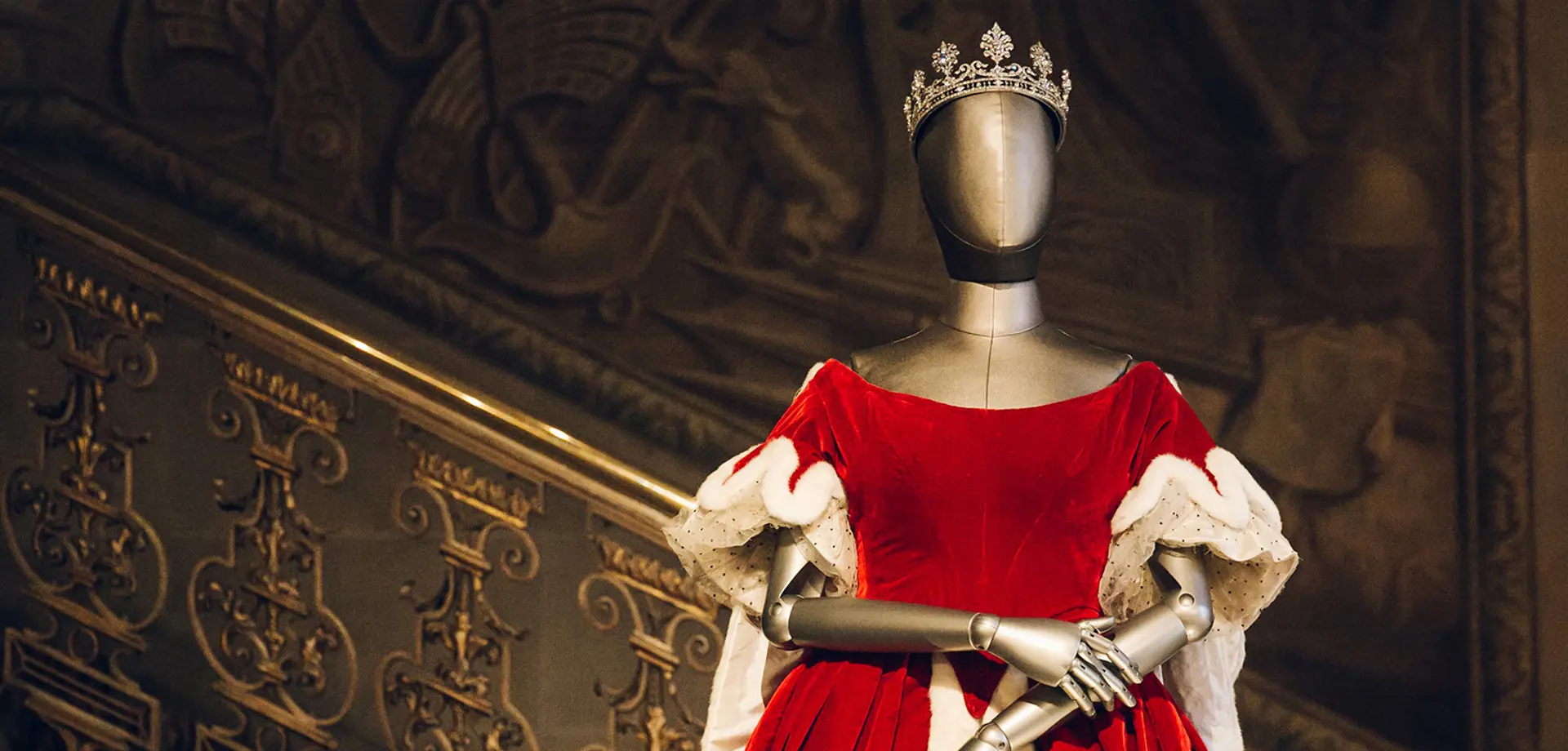 Coronation robes go on display
