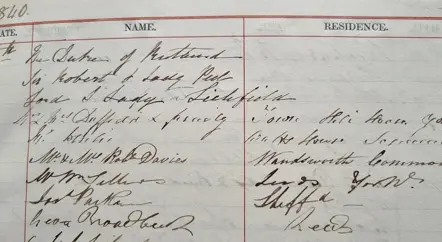 Highlights from our visitor books